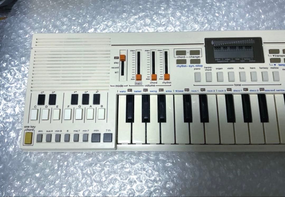 Casio PT-30☆セミアナログ式シンセサイザー☆1983年☆昭和レトロ☆