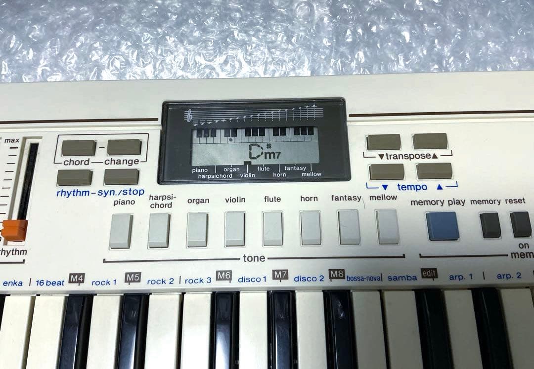 Casio PT-30☆セミアナログ式シンセサイザー☆1983年☆昭和レトロ☆