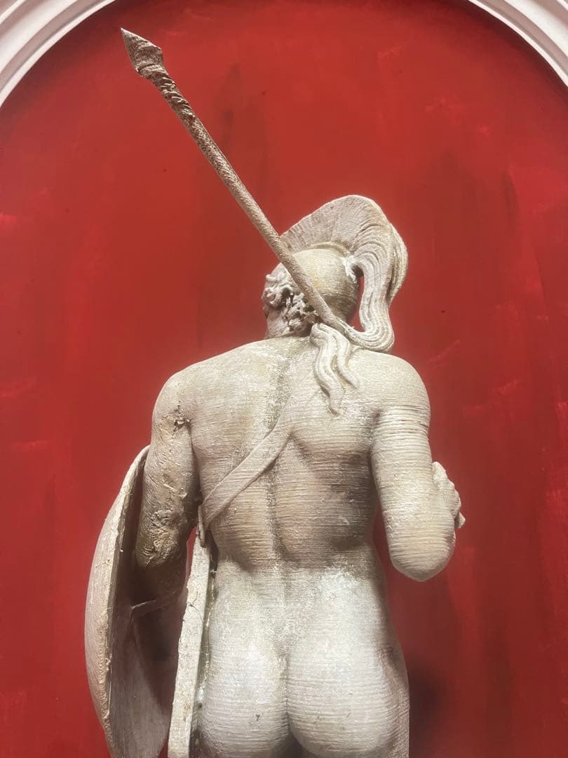 ホメロスの時代のギリシャの戦士アレスの像としても知られています。 高さ60cm