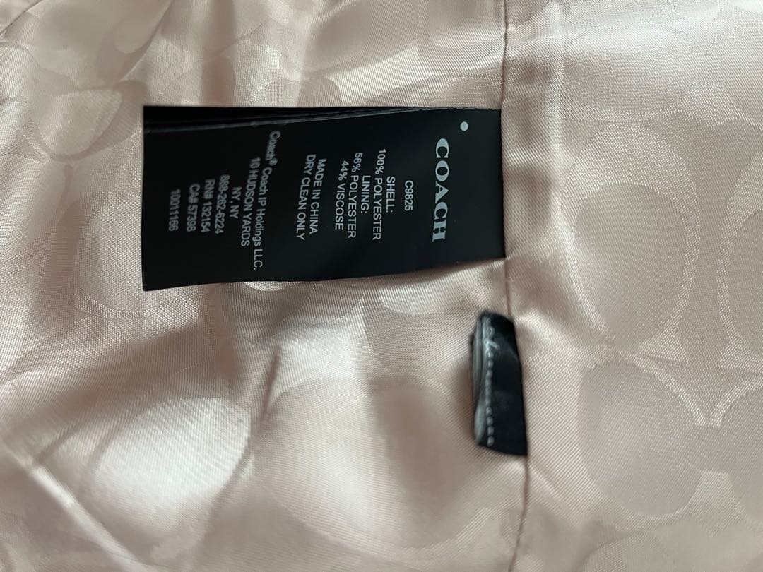 即購入◎ COACH コーチ　レディース　ベージュ テーラードジャケット