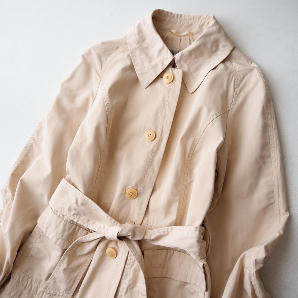 MaxMara マックスマーラ ベージュ ショートトレンチコート 38
