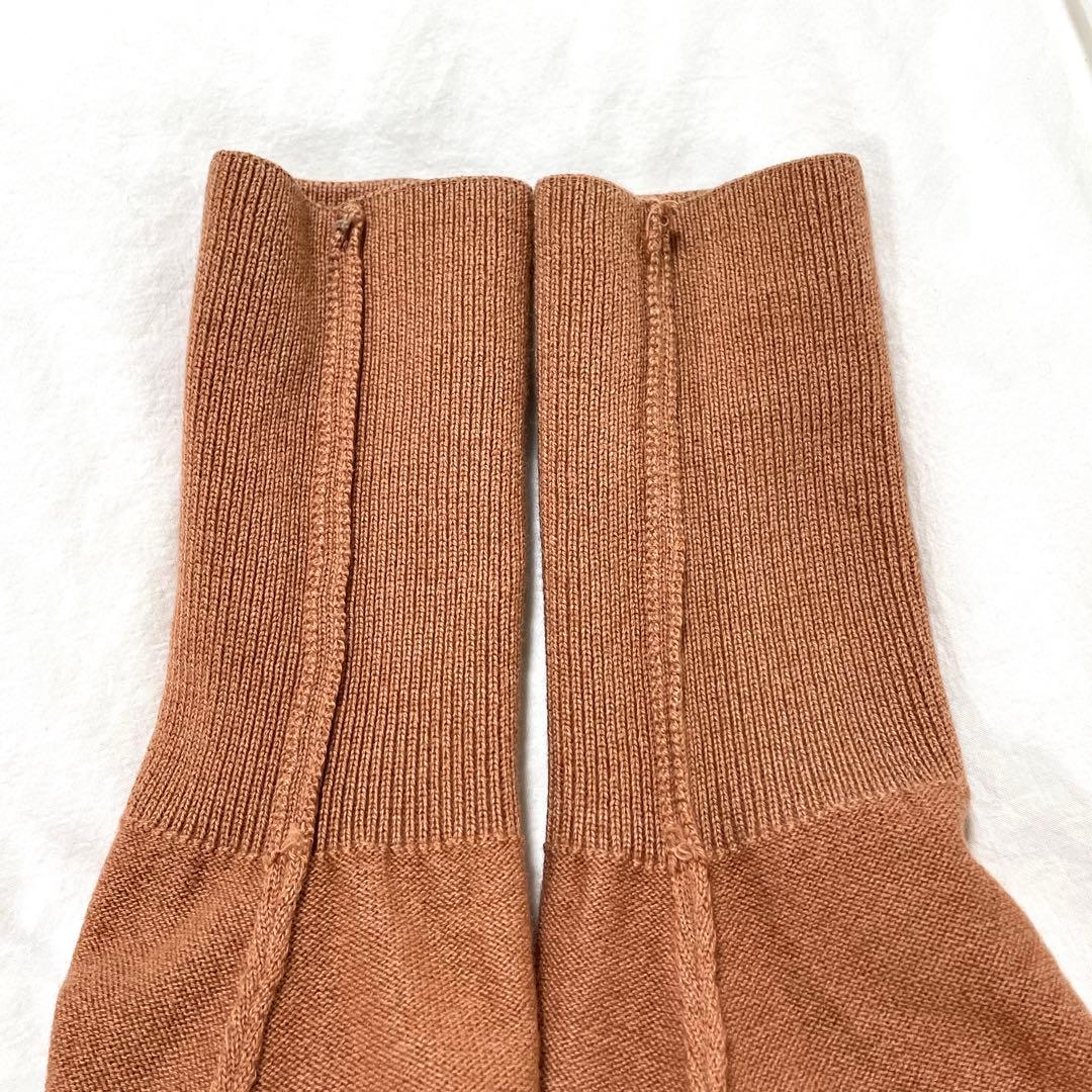 ■極美品■フレッドペリー　長袖カーディガン　月桂樹ロゴ刺繍　くすみピンクオレンジ