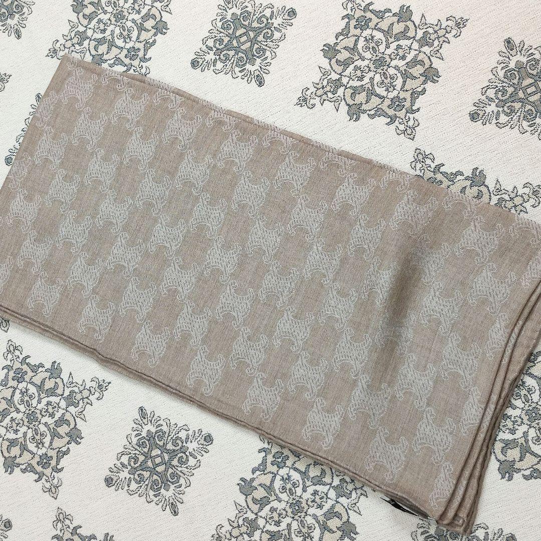 美品　CELINE　セリーヌ　超ロングストール　ビスコース　カシミヤ　シルク