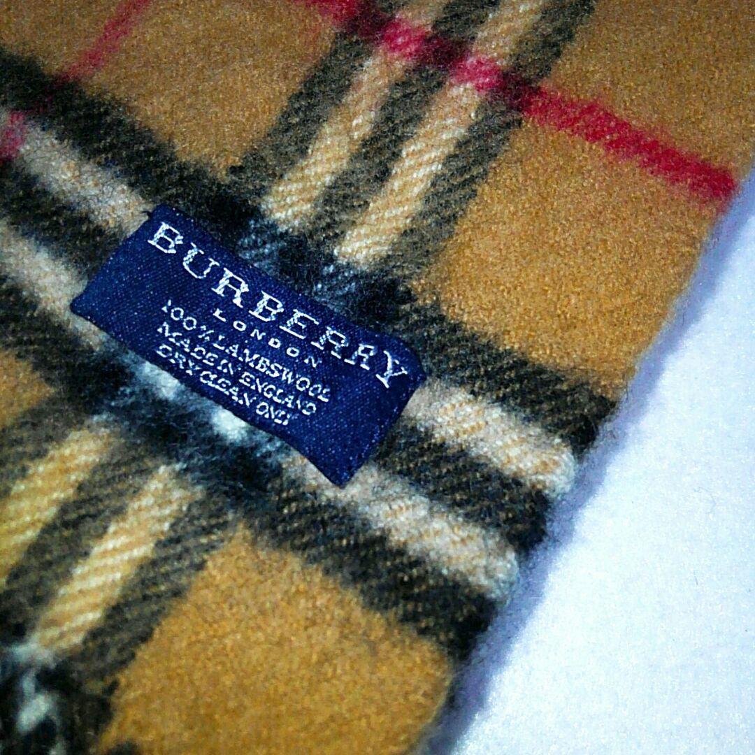 高級高品質 BURBERRY LONDON バーバリー ノバチェック マフラー