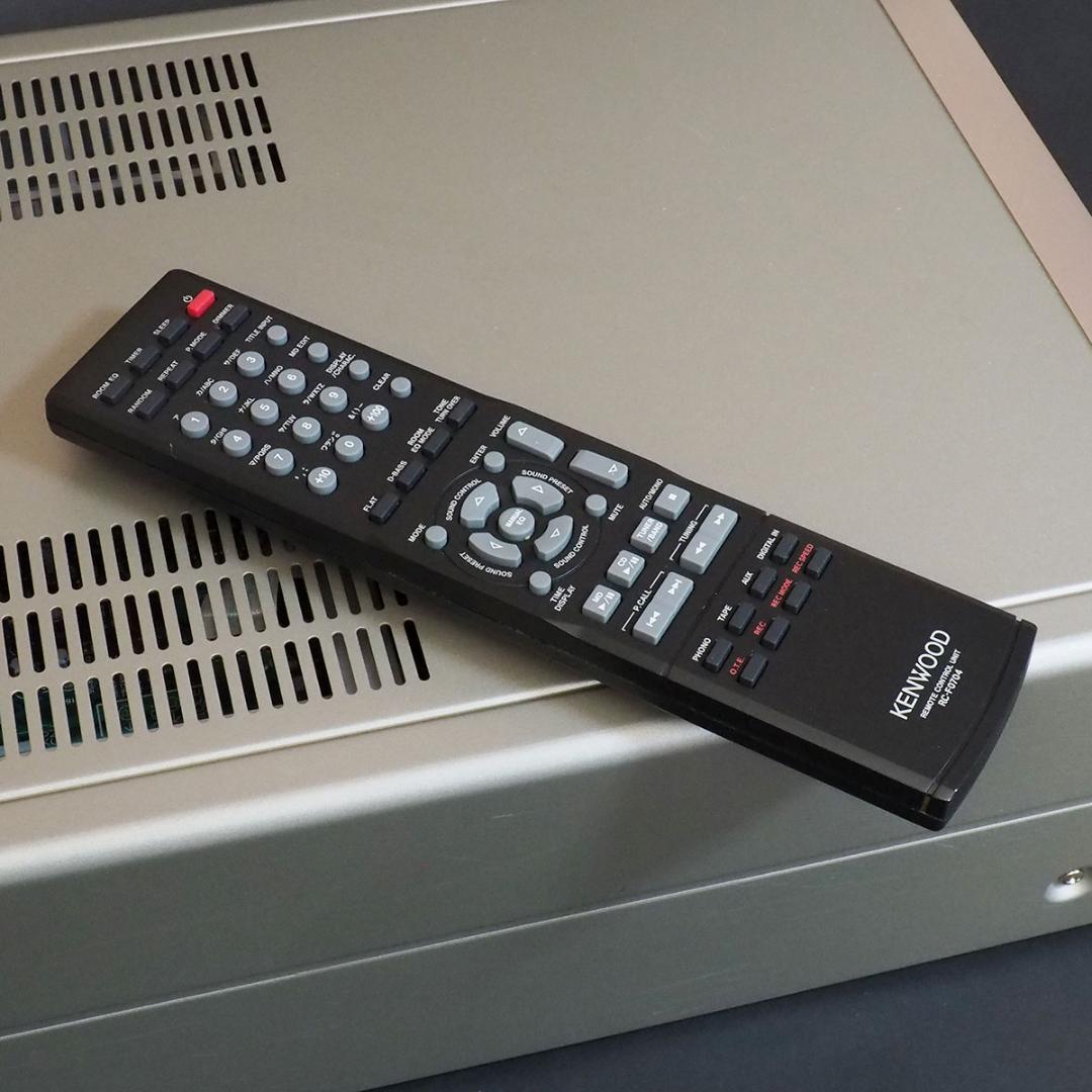 KENWOOD CDチューナーアンプ R-K700 整備品