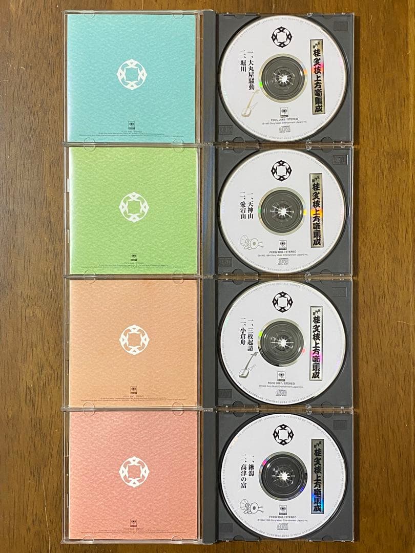 五代目 桂文枝上方噺集成 CD全8巻セット　解説書は在りません
