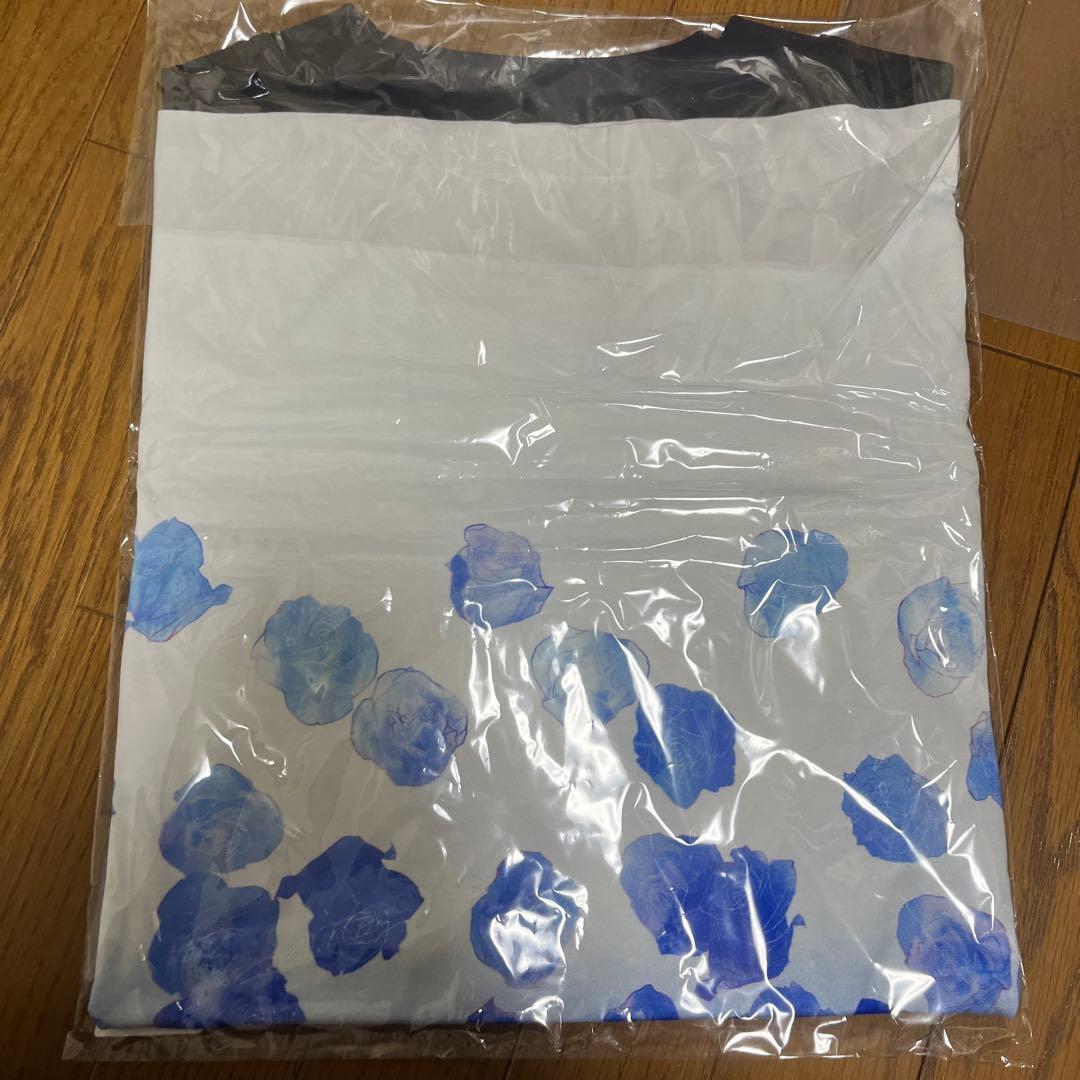 hazama Adoコラボ青のグラデーション Tシャツ S