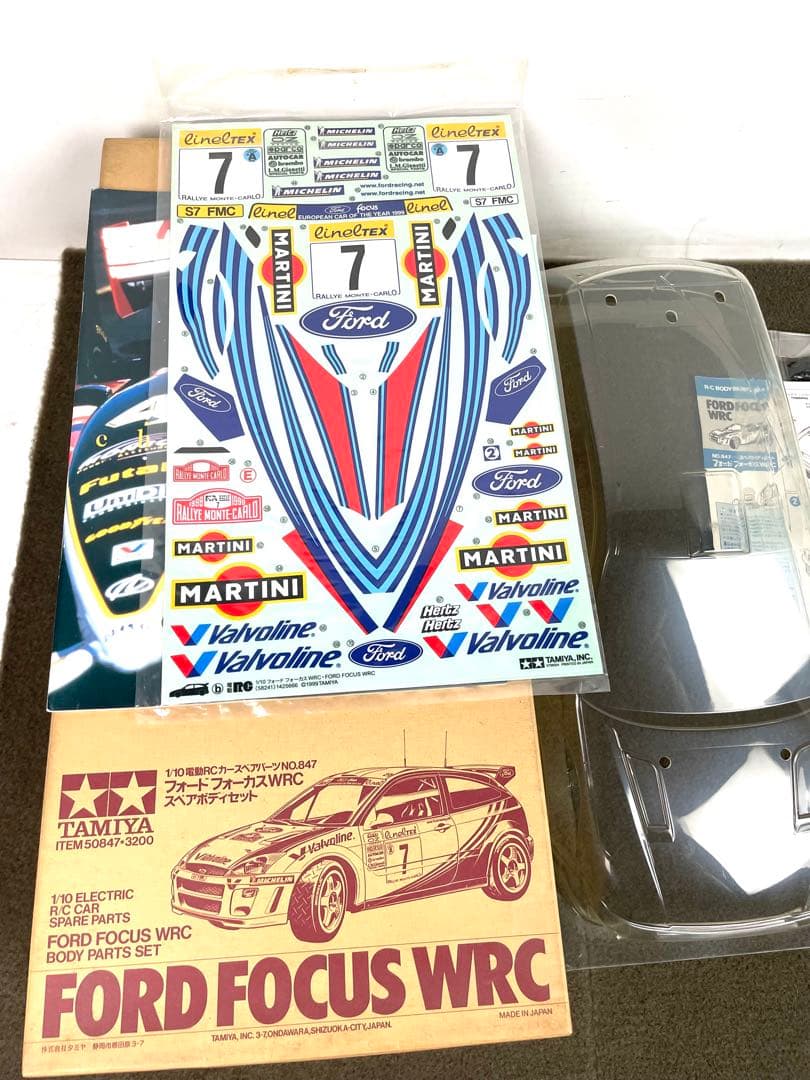 希少 TAMIYA 1/10 Ford Focus BODY PARTS SET
