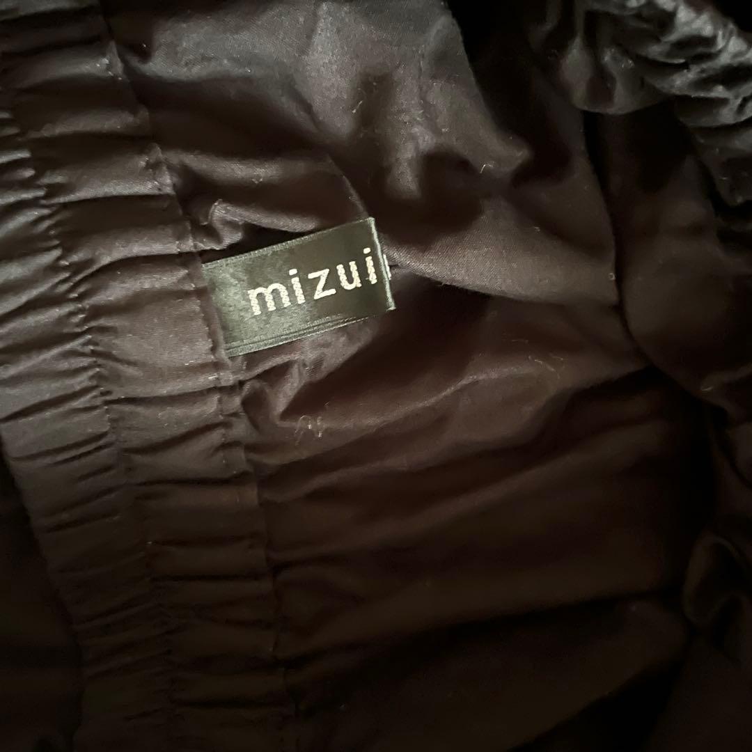 ★mizuiro ind ミズイロインド コットン フレア スカート ブラック★