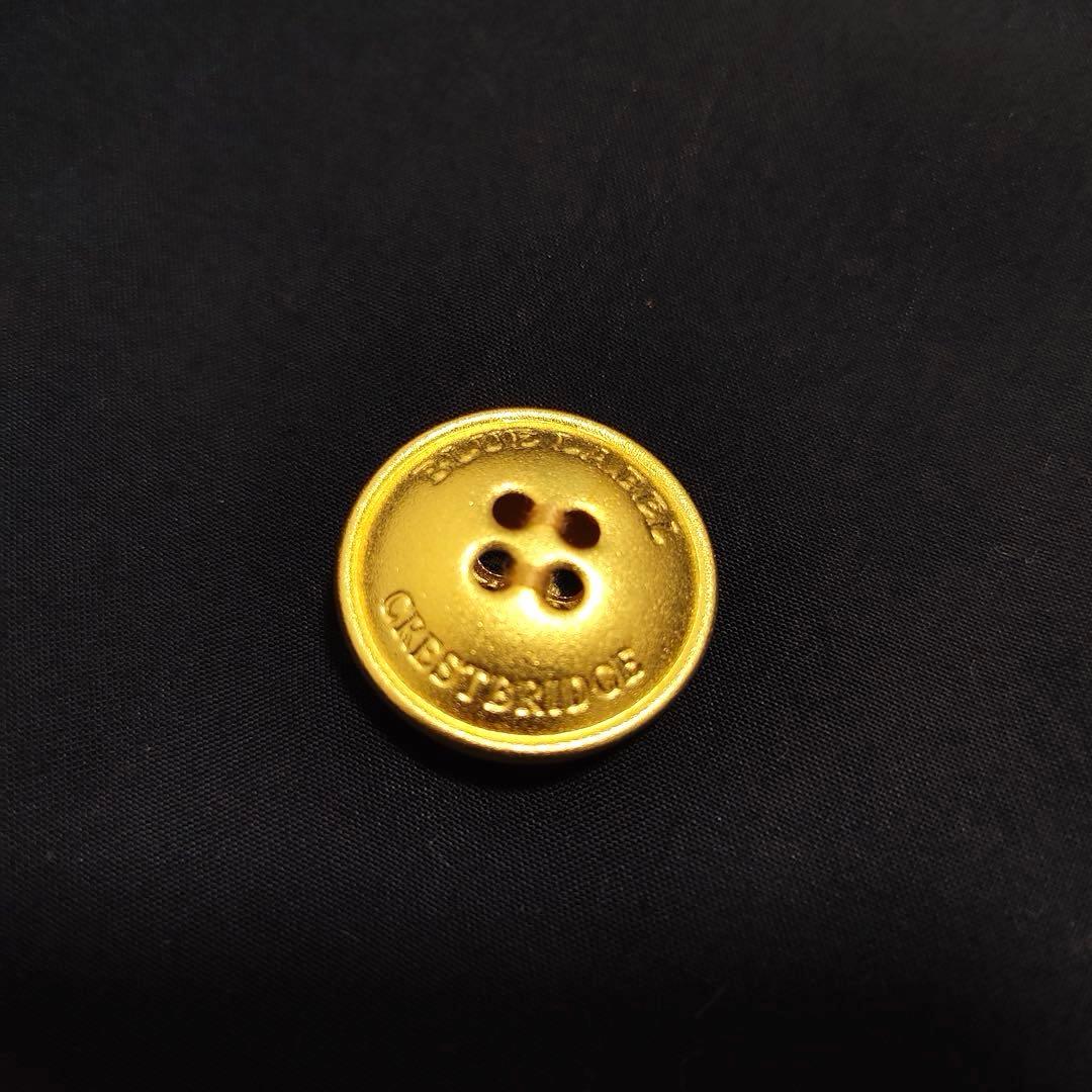 ブルーレーベルクレストブリッジ　ロングスカート　CBチェック　金ボタン