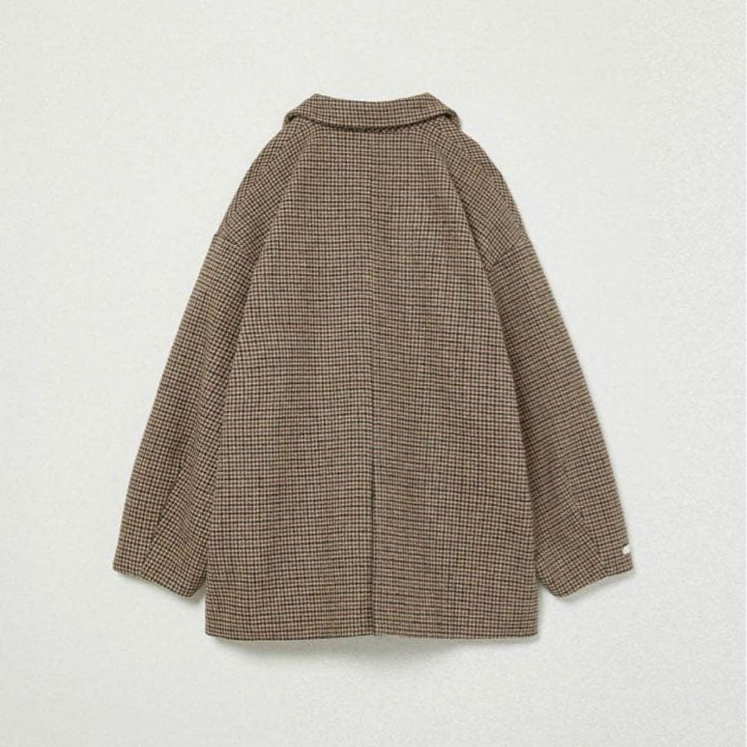 ジャケット・アウター eaphi WOOL LIKE CHECK JACKET