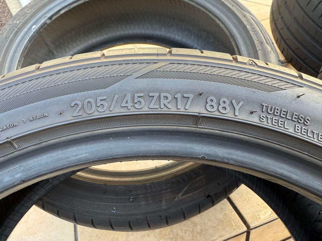 【専用】205/45R17 TOYO PROXES SPORT 22年　4本