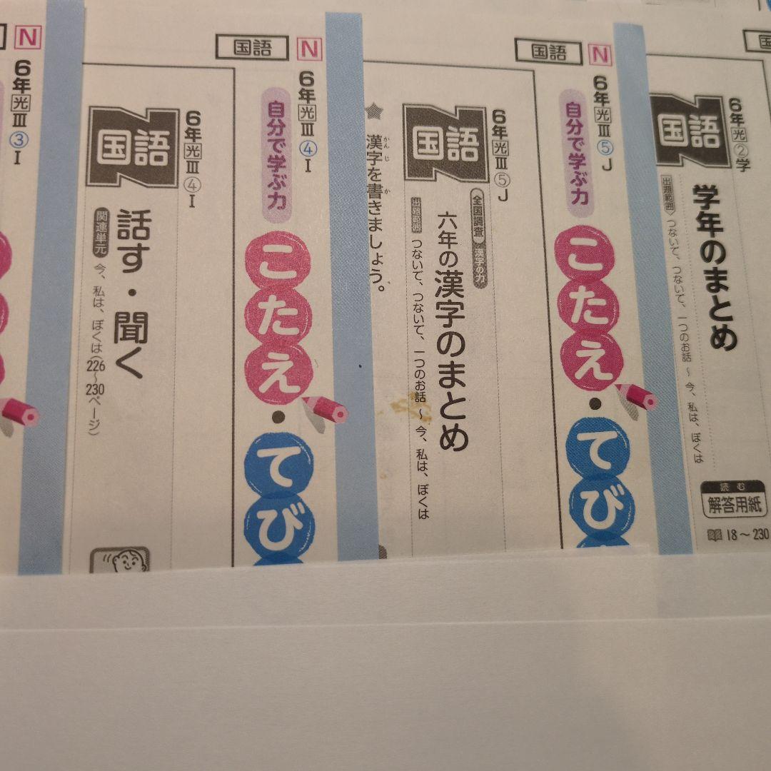 カラーテスト　ぶんけい　6年生 国語　光村図書　小6 Nぶんけい