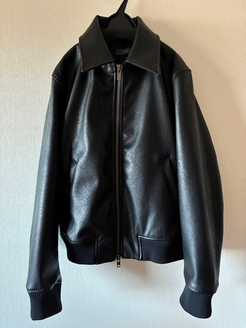 CLEL Deep Texture Blouson ブラック Lサイズ