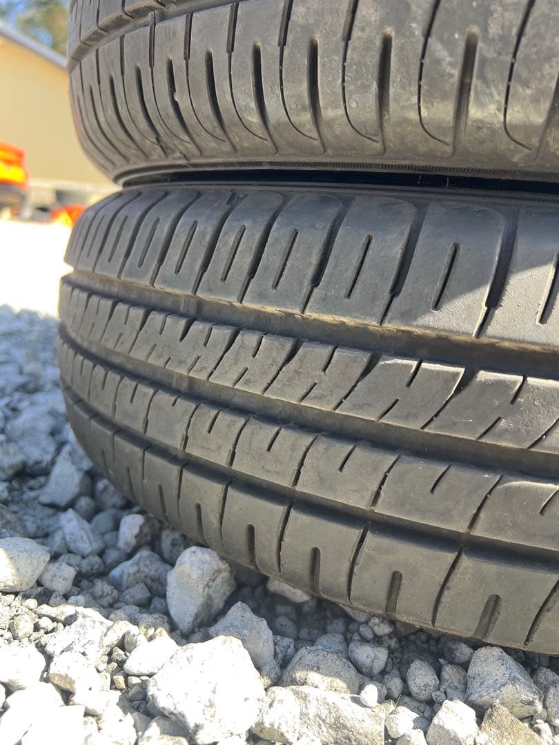 ダンロップ　エナセーブ　ec204 175/65r15 24年製　バリ山　9部山