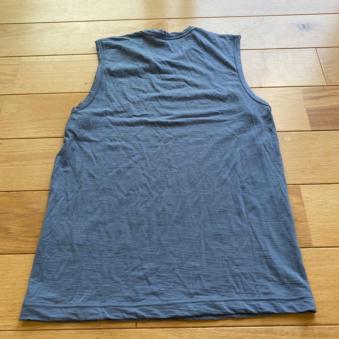 山と道　100% merino sleeveless
