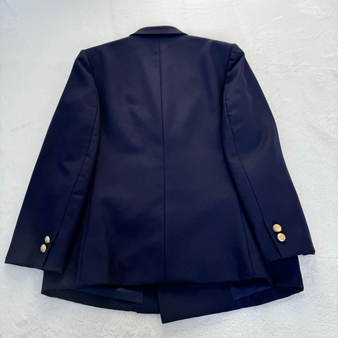 【極美品】バーバリー ジャケット 金ボタン 紺ブレ ネイビー 150 スーツ