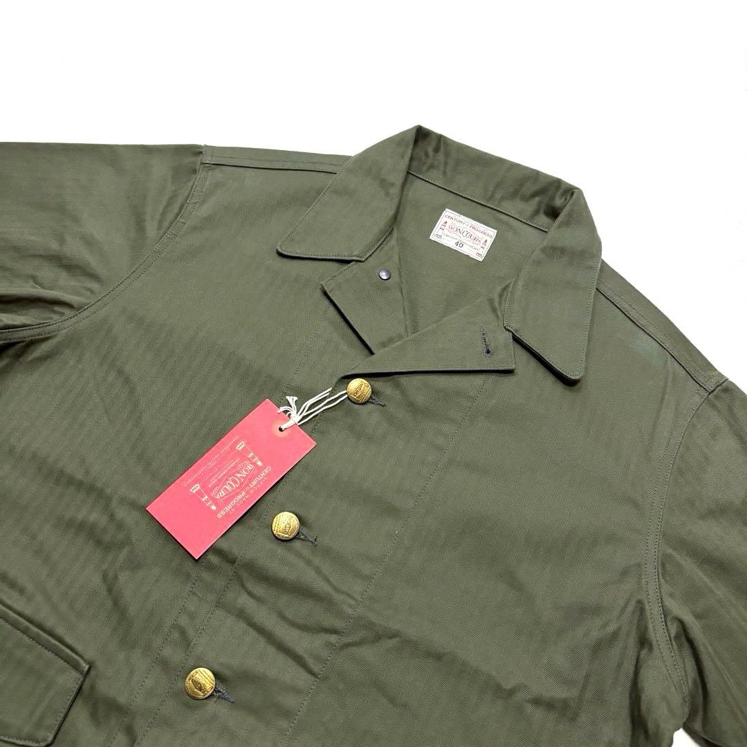 日本製 40 新品 Coverall U.S. Army Herringbone