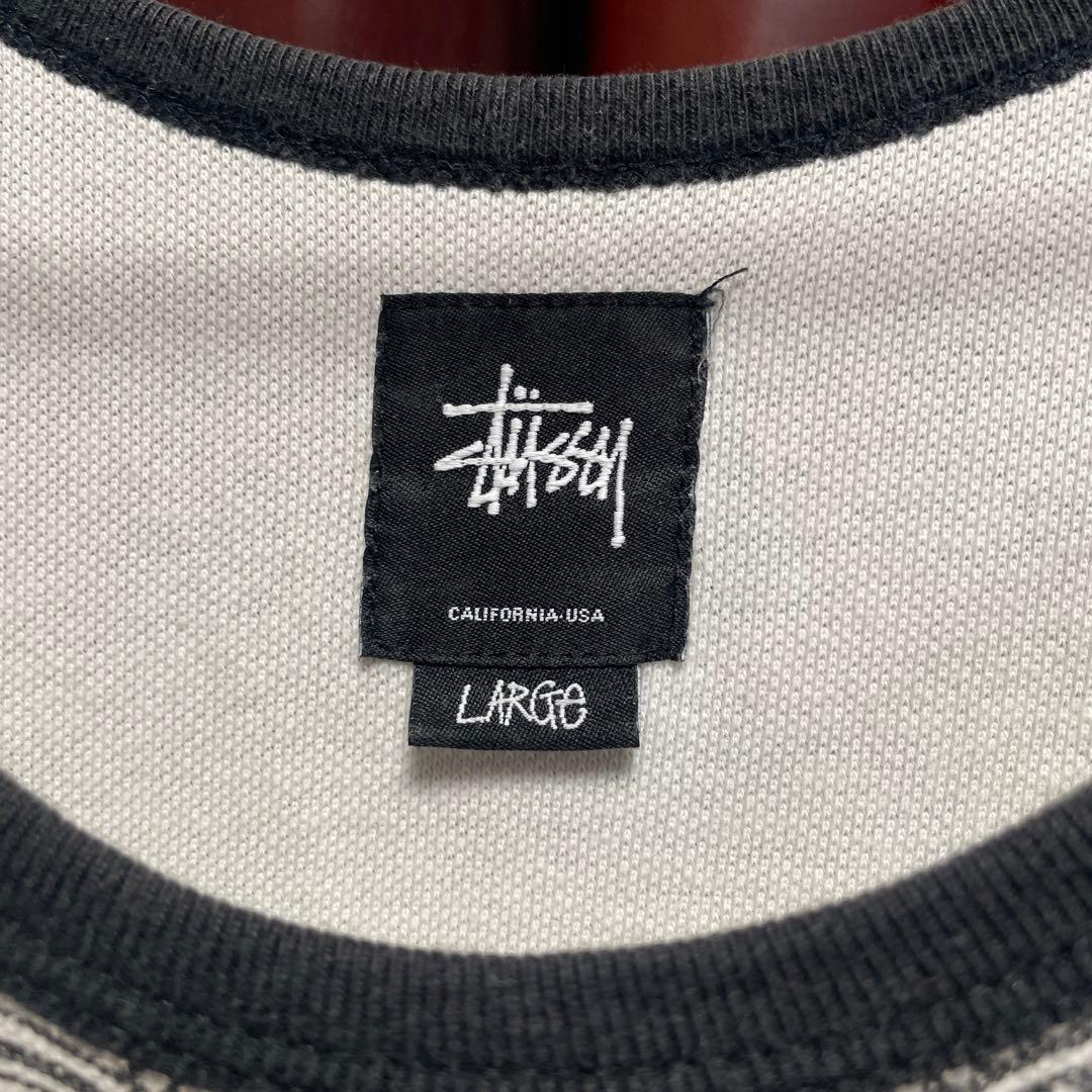 【希少】Stussy ペイズリー柄 タンクトップ Lサイズ