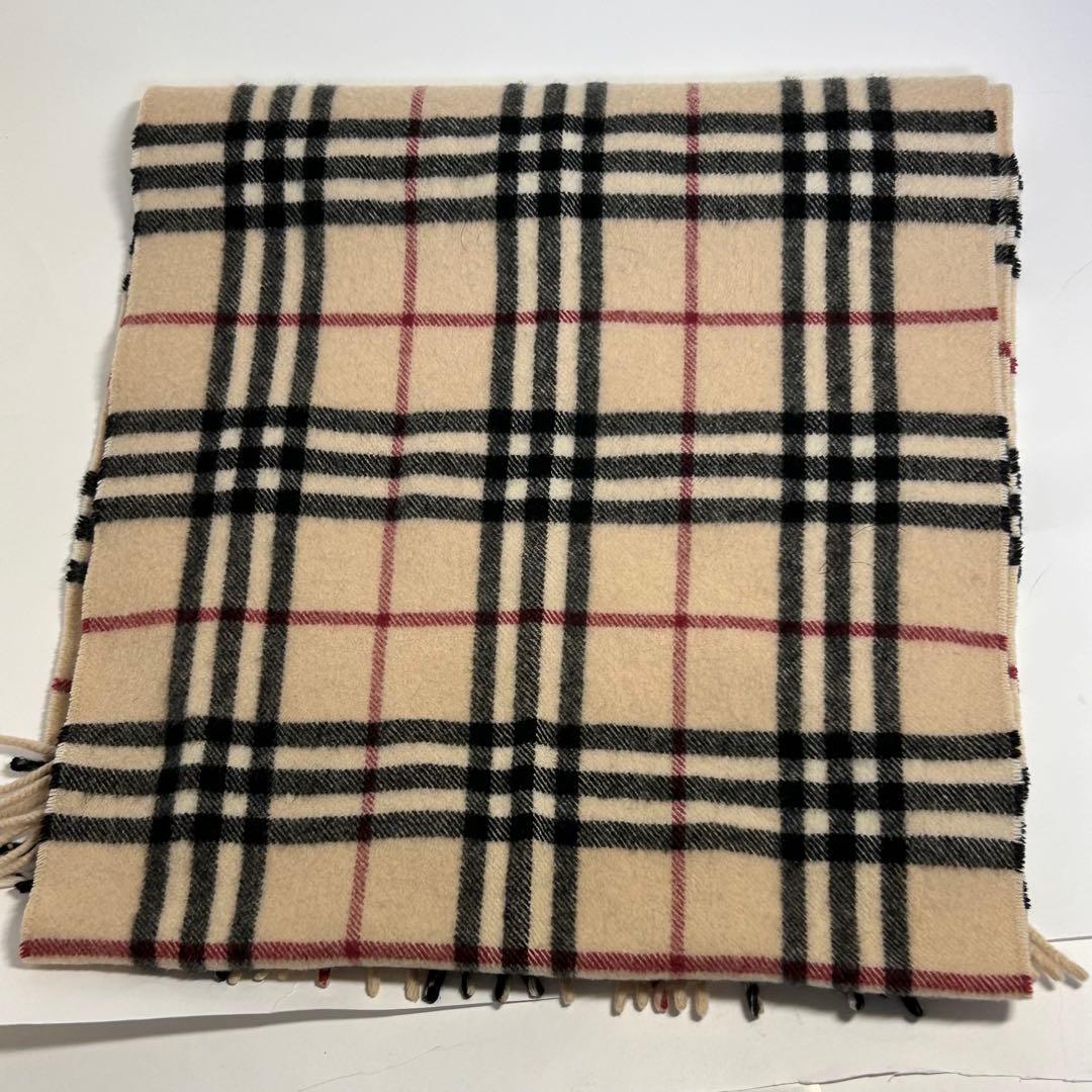 m*i様 71671 BURBERRY LONDON チェック柄 カシミヤ100
