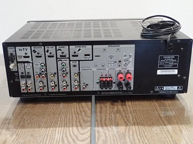エ*ジ様 onkyo　AVアンプ TX-SR343　リモコン無し・Bluetoo