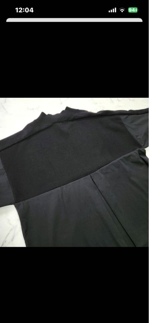 再値下げ！BEARDSLEY モックネック ニットコンビワンピース F