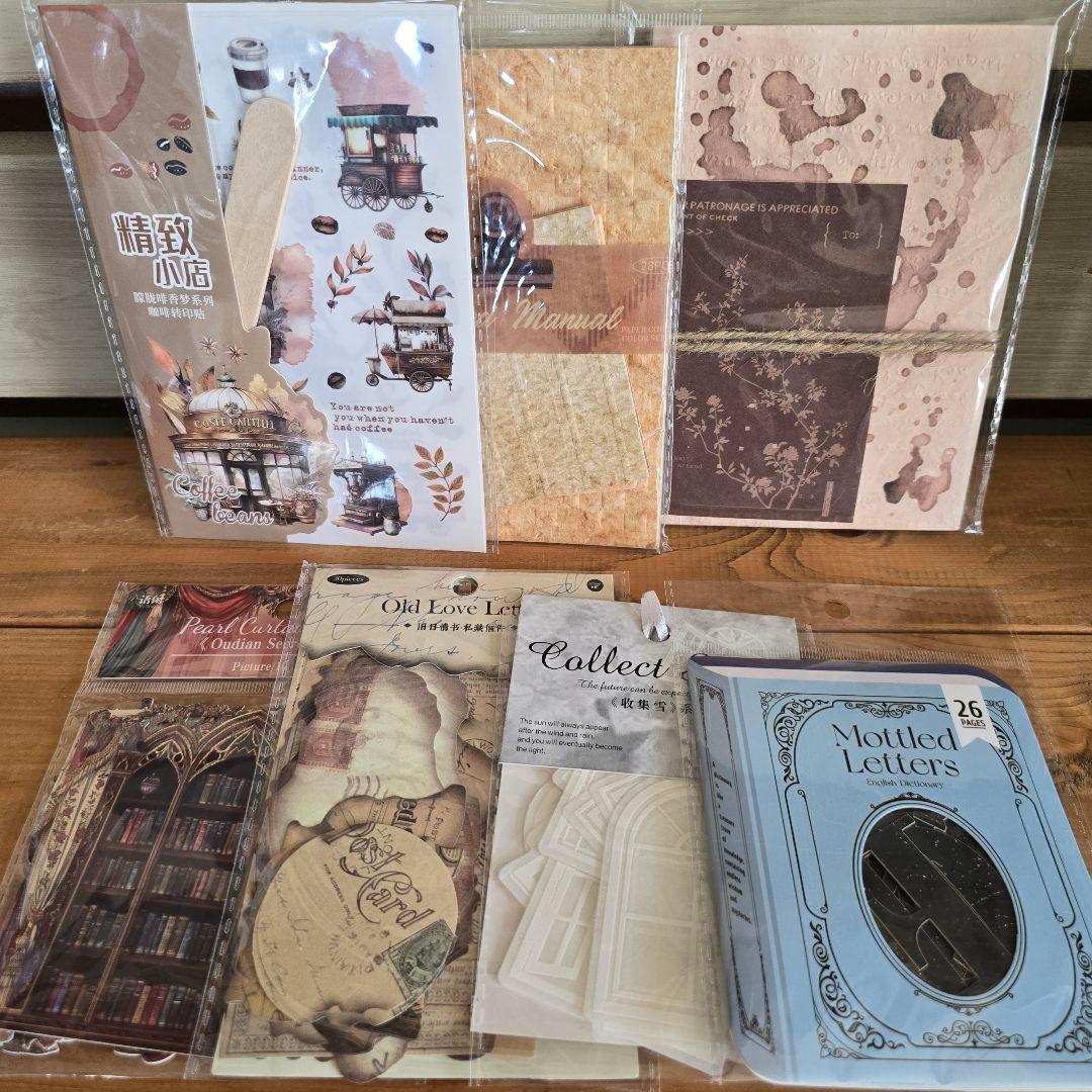 キキセレクトD 450円送料込 素材21種+コーヒー染め+ハンドメイド