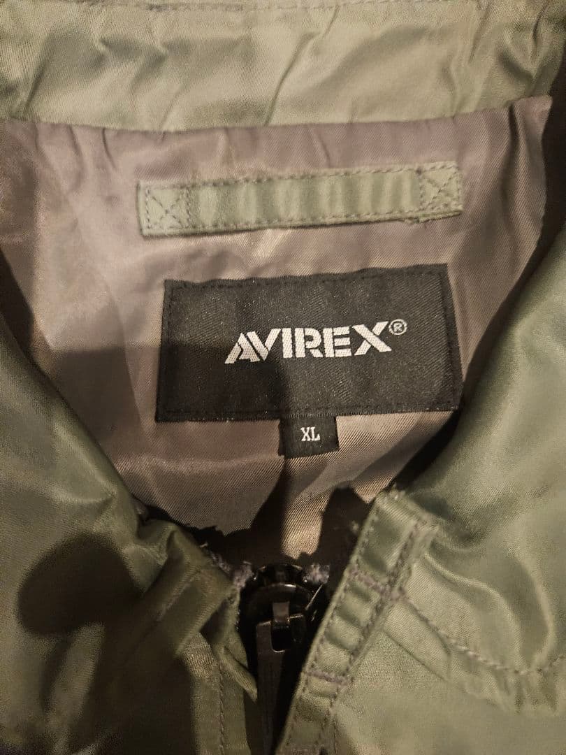 た*読様 AVIREX USN MA-1 フライトジャケット オリーブ