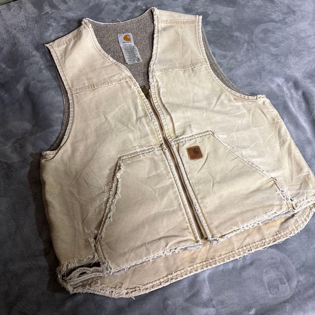 00’s Carhartt カーハート ベスト ボロ　雰囲気