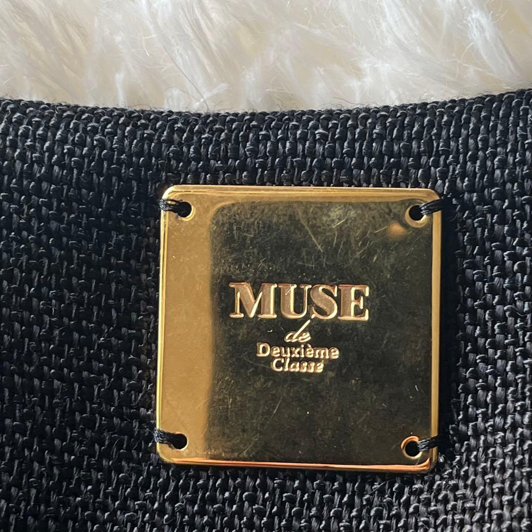 美品 MUSE VASINO オーバーコート ノーカラー ガウンコート ブラック