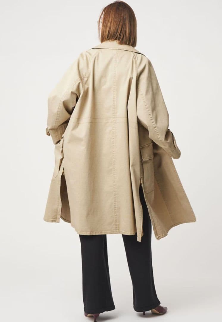 conte　チノミリタリートレンチコート　36 辺見えみり税込64900円 新品