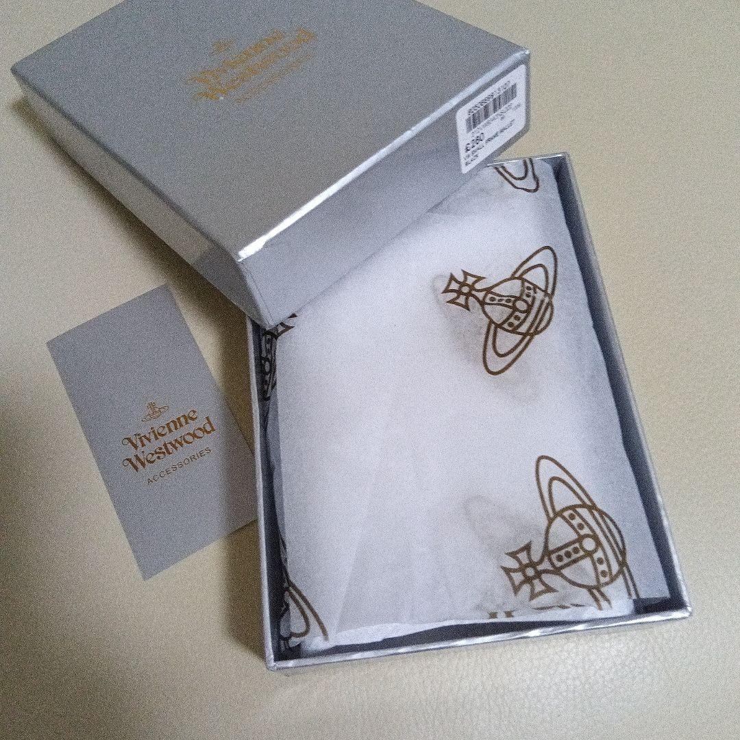 未使用品✨Vivienne Westwood 三つ折り財布 ブラック エナメル