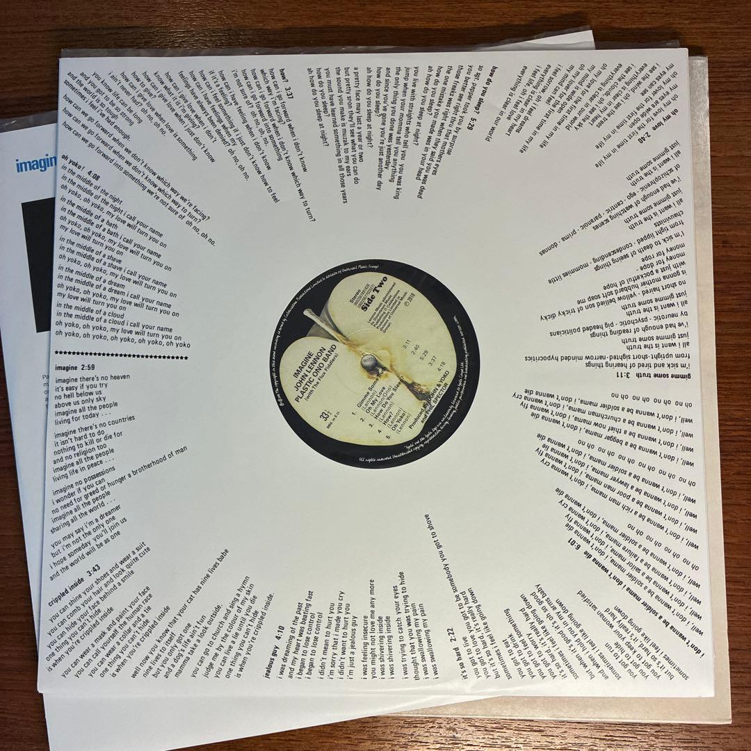 【2018年再発 重量盤2LP】John Lennon / Imagine