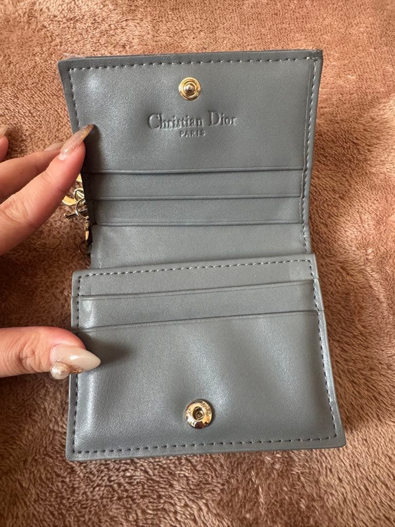 Christian Dior グレー 二つ折り財布