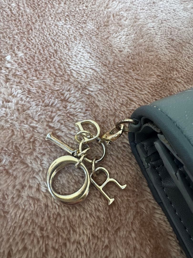 Christian Dior グレー 二つ折り財布