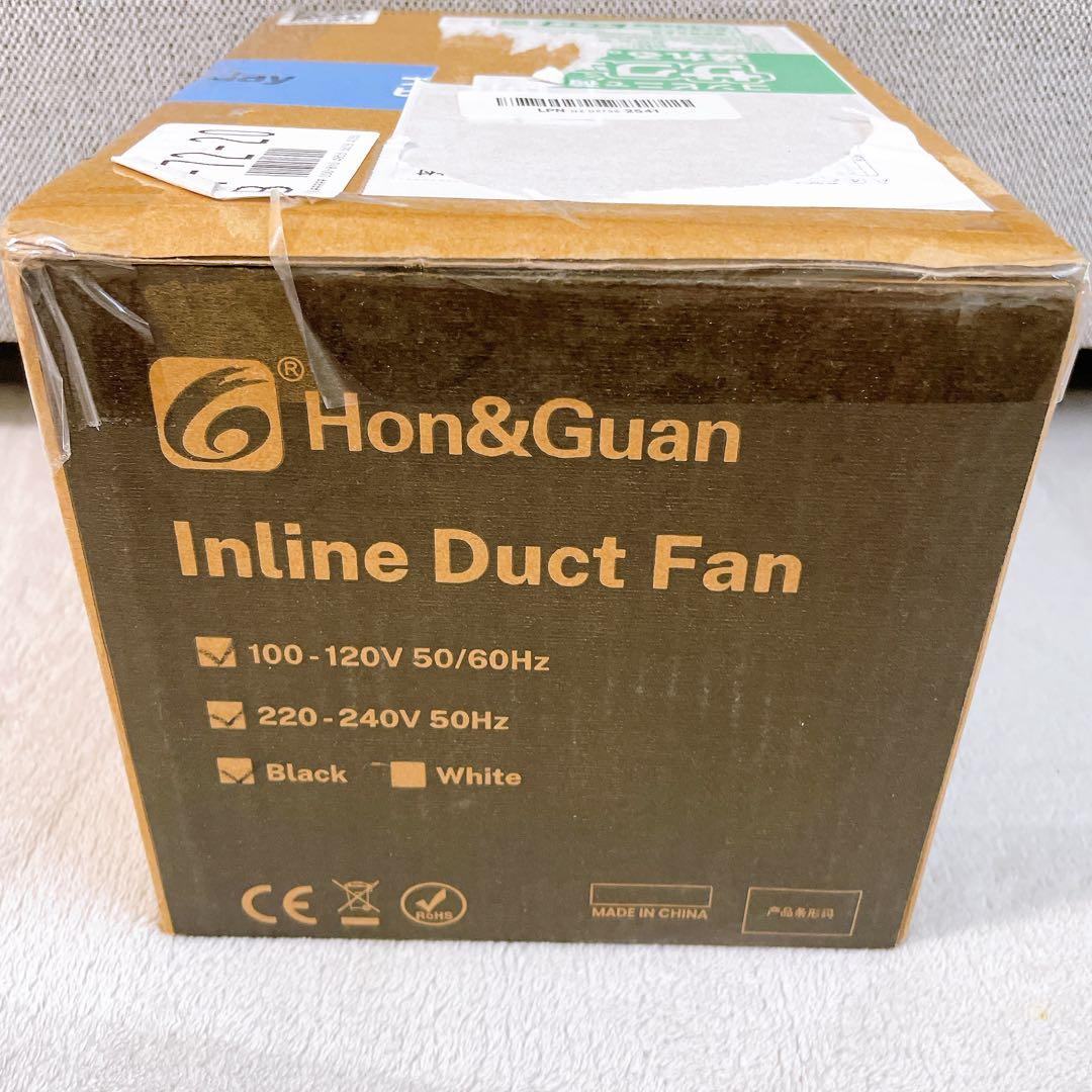 Hon&Guan ダクトファン 100mm HI-100PE スマート動作未確認