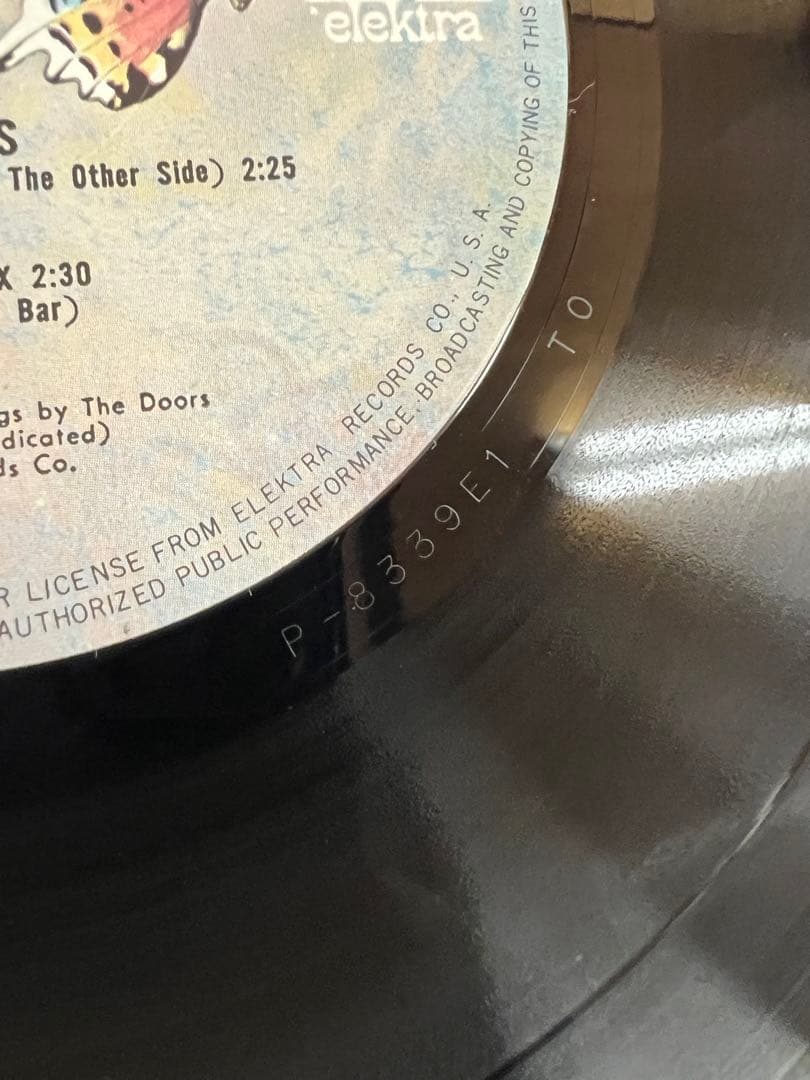 The Doors ドアーズ LP 洋楽レコード　帯付き 美盤 P-6411E