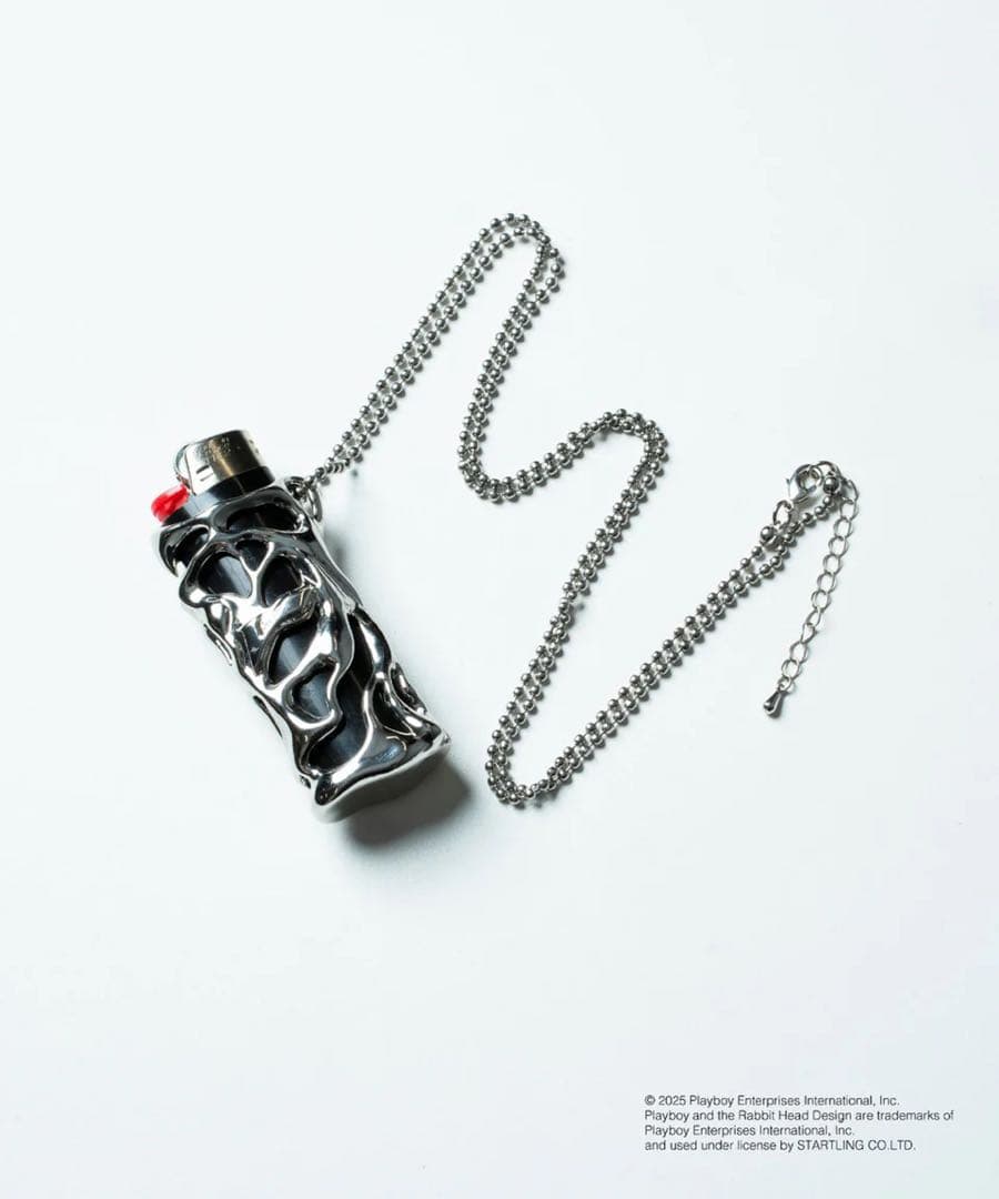 アクセサリー PLAYBOY Lighter case(SILVER)