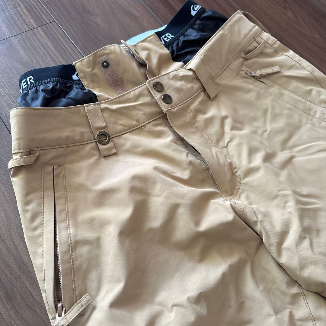 Quiksilver スノーボードパンツ ベージュ