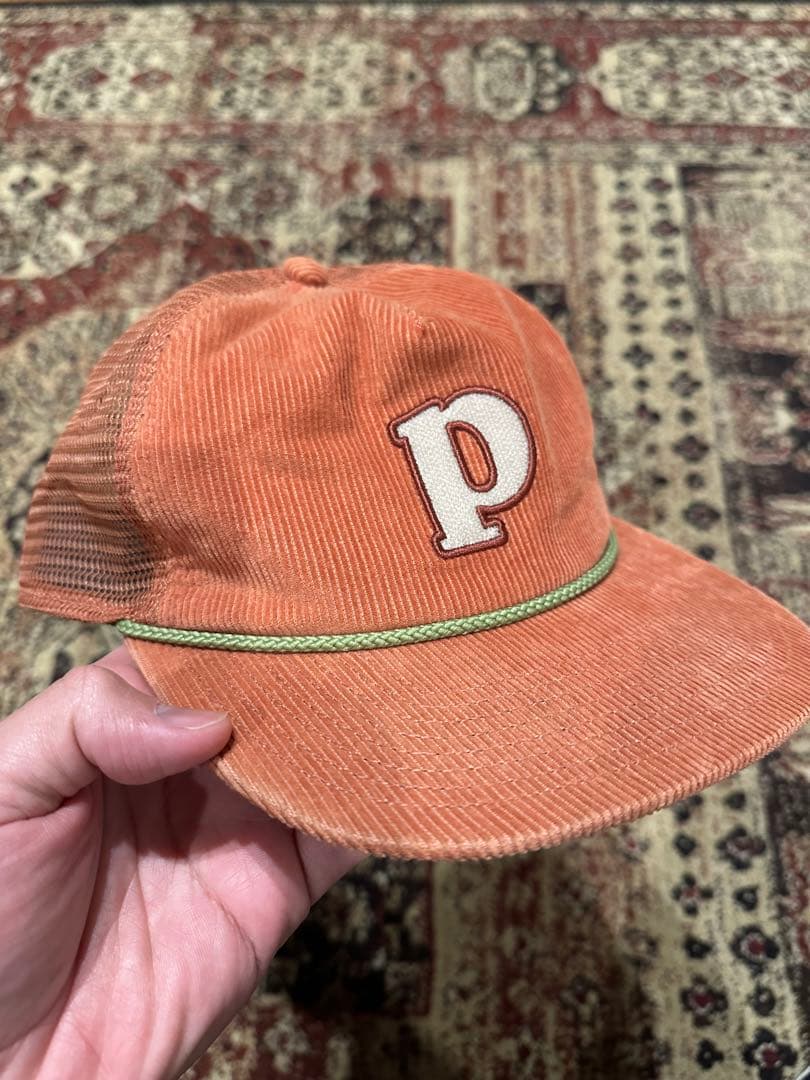 【美品•希少！】patagonia パタゴニア Pロゴ コーデュロイキャップ