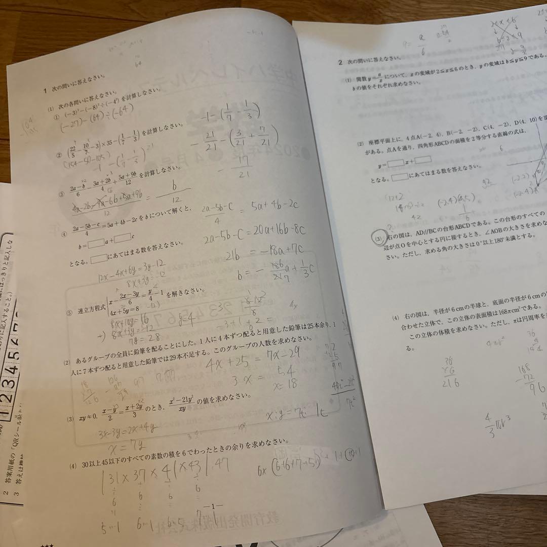 早稲アカ 中3 ハイレベルテスト 2024年度4月〜1月 必修 特訓選抜