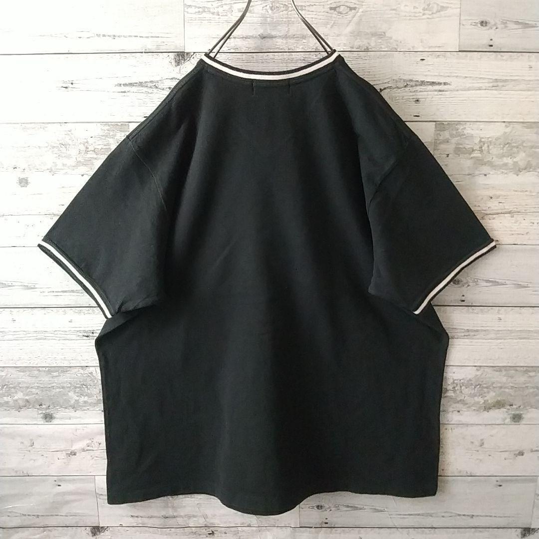 希少サイズ☆ポロバイラルフローレン 刺繍 鹿の子地 リンガーT Tシャツ 3L