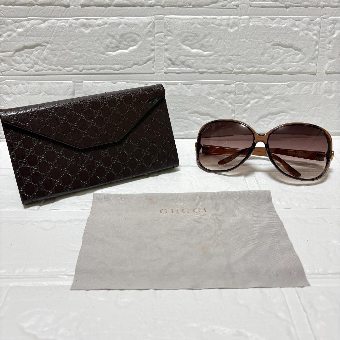 GUCCI サングラス ハートモチーフ グラデーション インターロッキングG