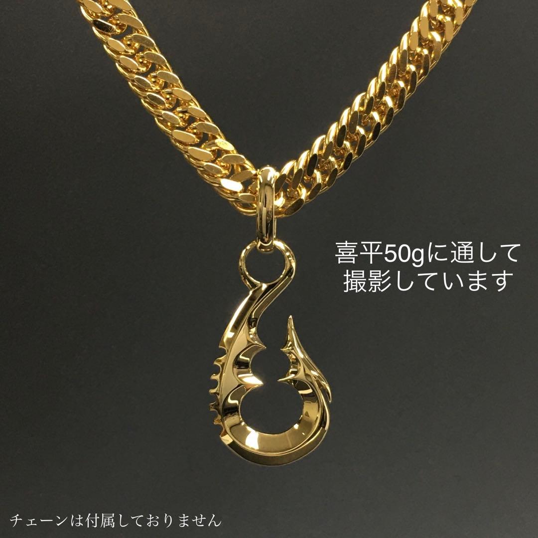Ⓜ️ 様の専用ページ　　K18フィッシュフック《中》ペンダント18金　釣り針金無垢