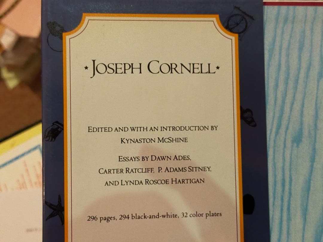 ジョセフ・コーネル　作品集　Joseph cornell　（洋書）