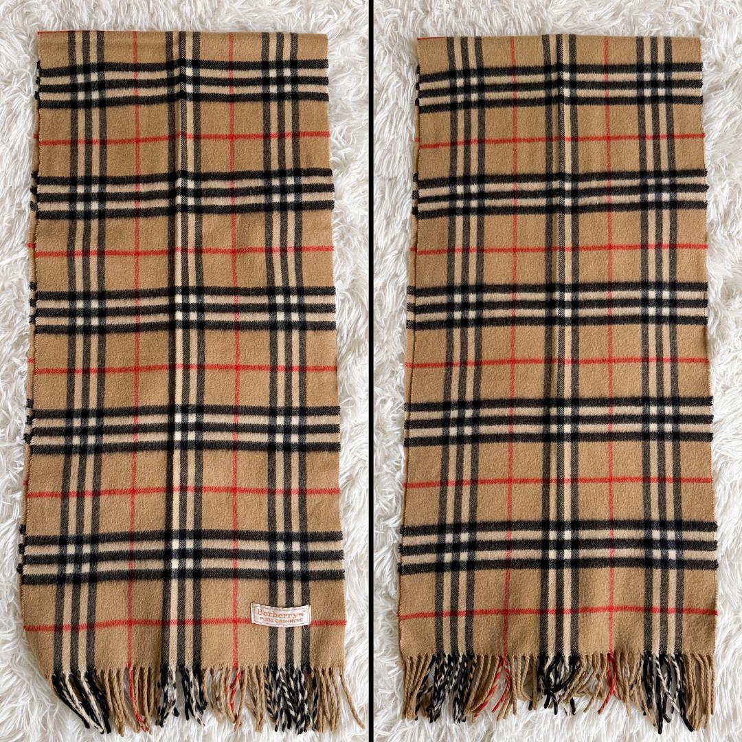 バーバリー マフラー ピュアカシミア ノバチェック BURBERRY