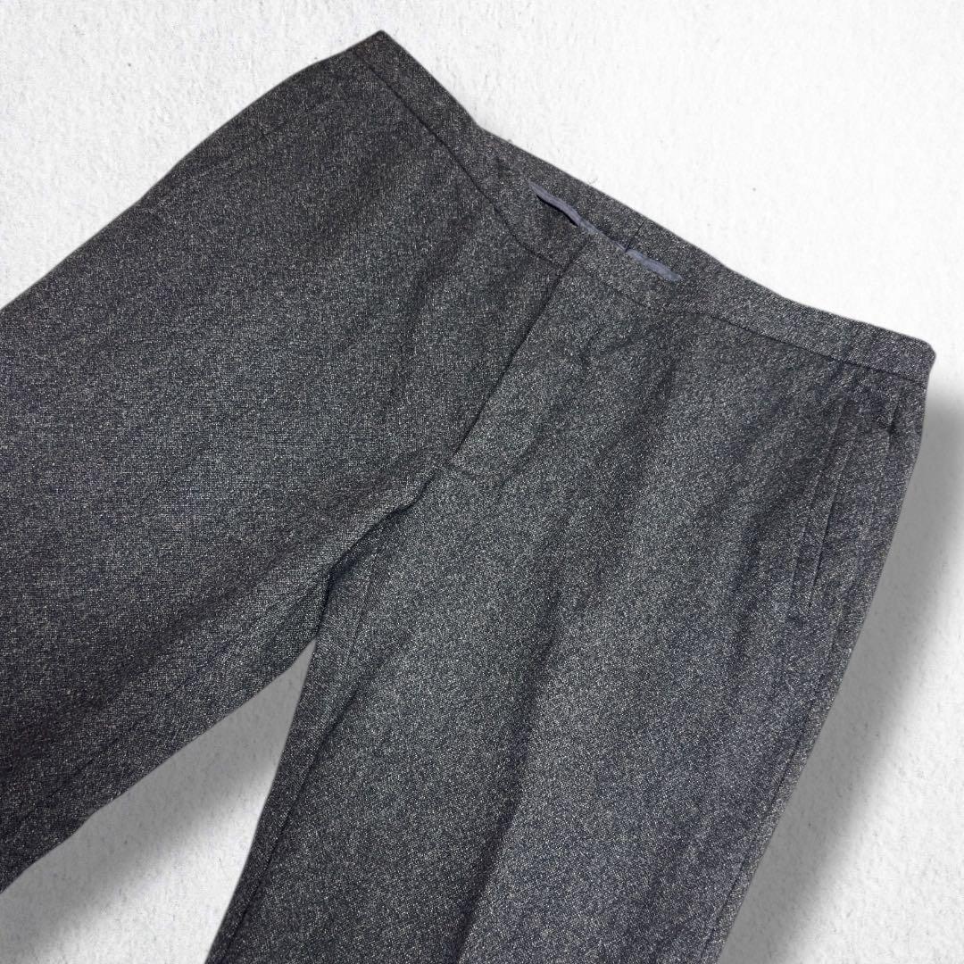 JIL SANDER ジルサンダー ウールテーパードパンツ 54(XL)グレー