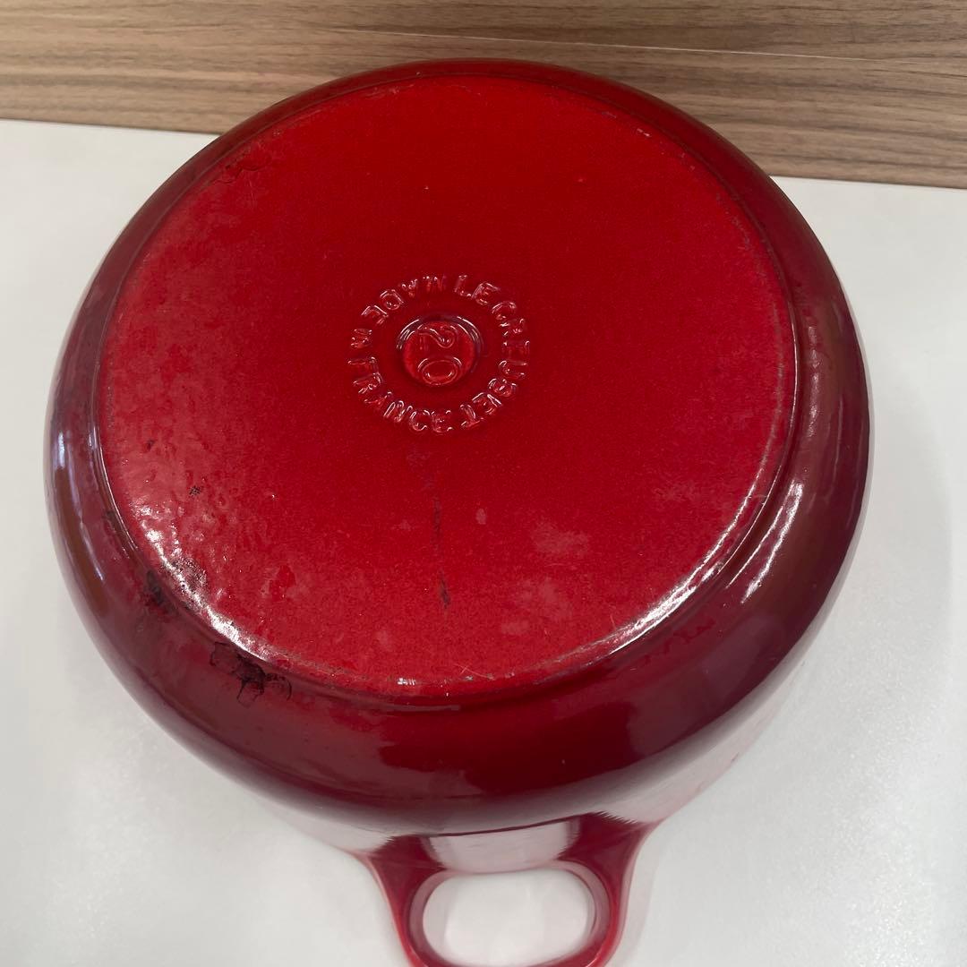 ウ*ム様 LE CREUSET 赤 両手鍋 20センチ