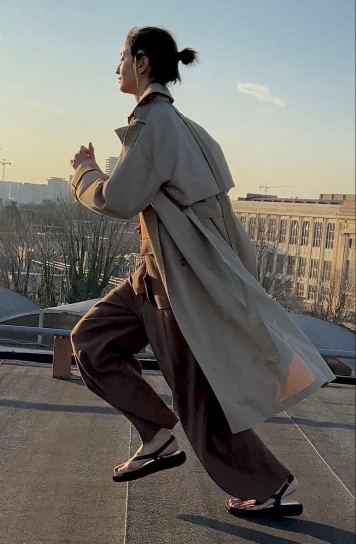 ★新品タグ付き★ ZARA コントラスト トレンチコート