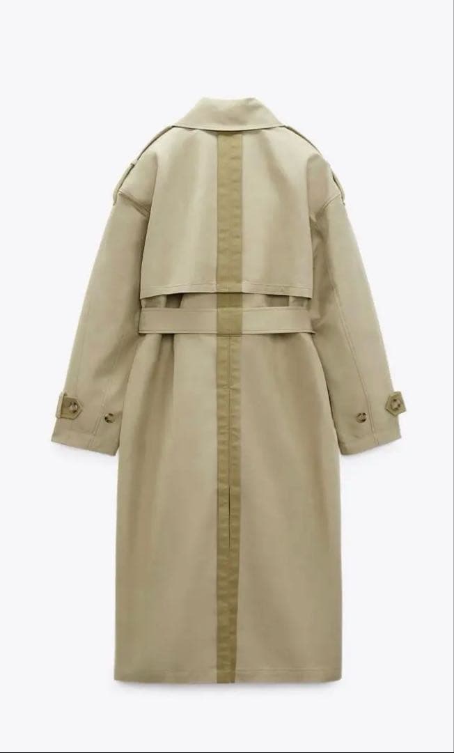 ★新品タグ付き★ ZARA コントラスト トレンチコート